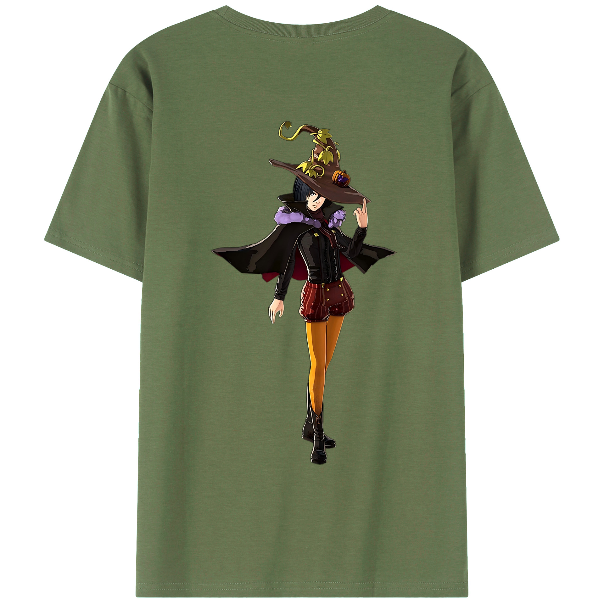 （画像用） 進撃の巨人 ミカサ·アッカーマン Attack on Titan Mikasa Ackerman 綿100％ メンズ半袖Tシャツ（バックプリント） 通気性